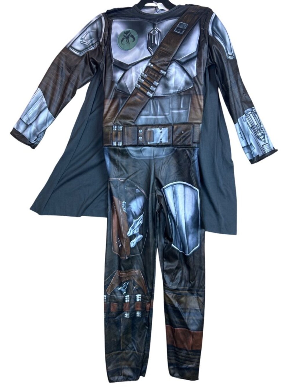 Star Wars The Mandalorian Costume Kids Boys Medium Cape Helmet Mask Set